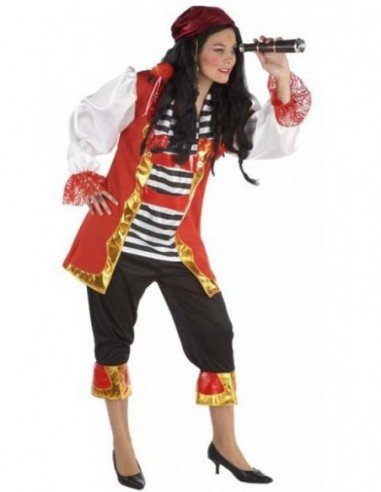 Disfraz de Pirata Mujer Lujo Adulta